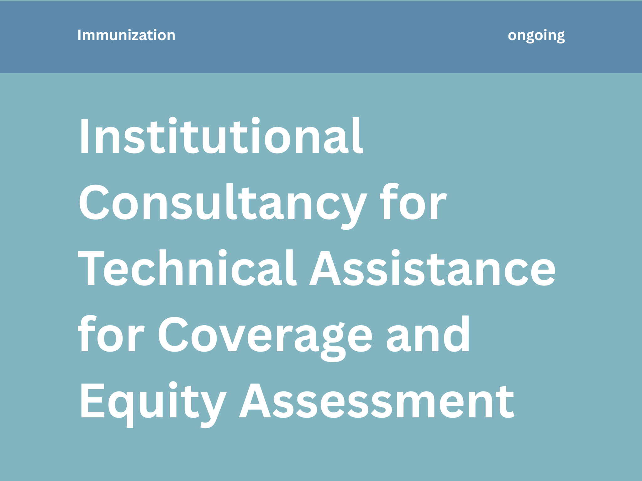 Technical Assistance for Equity Assessment and Improvement Planning in Azerbaijan, Georgia, Moldova, and Ukraine